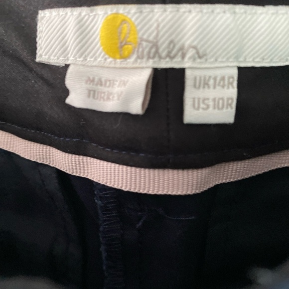 Boden Ponte' Knit Wide Leg Culottes Navy Blue  Minimalist Sophisticated ( F-12) - Picture 6 of 11